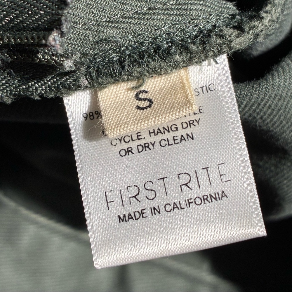 First Rite Wide Leg Pants Green - Picture 4 of 5